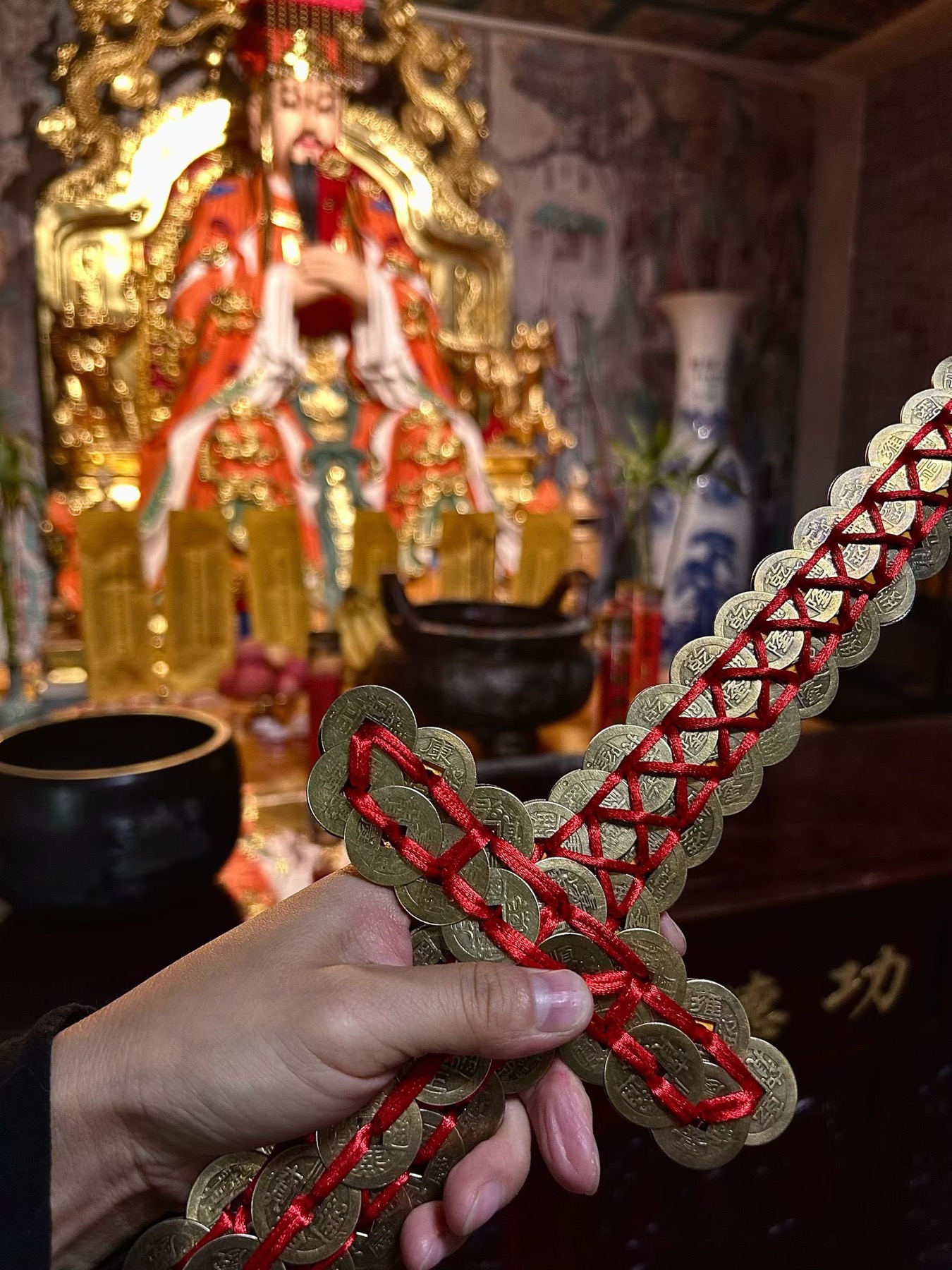 手编铜钱剑